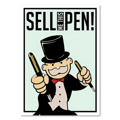 Monopoly Millionaire Money Poster